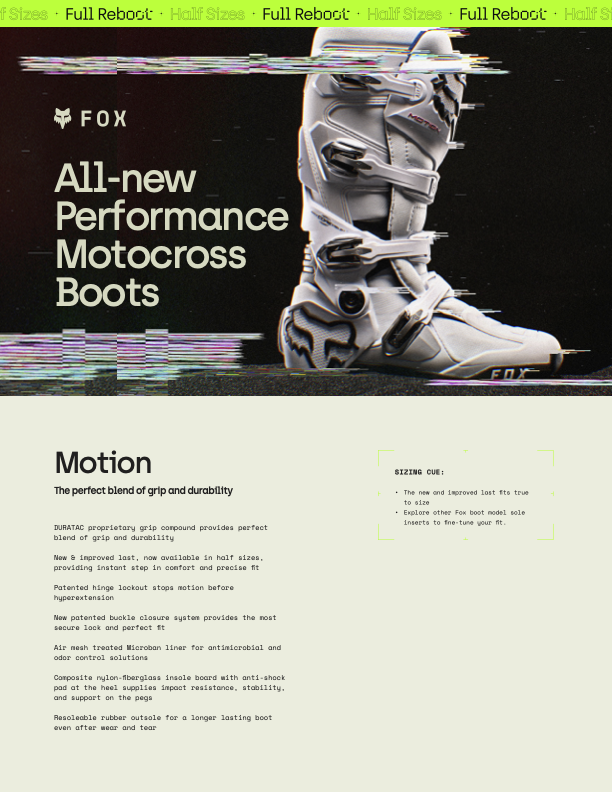 VAHNA — FOX Performance Motion Boot