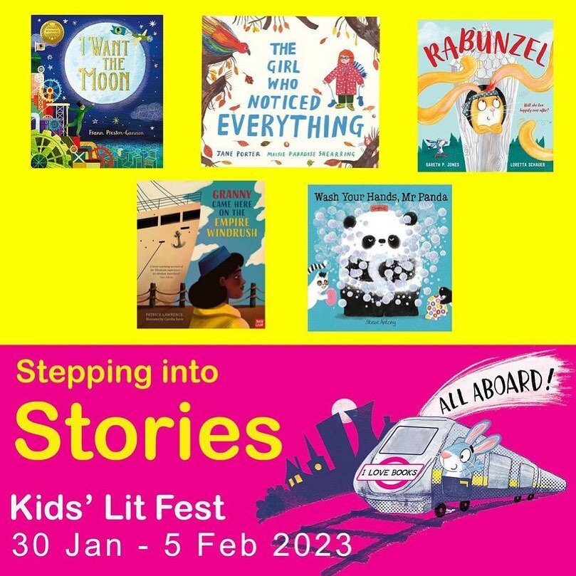 Head over to @stories_fest to see a wonderful line up of workshops for the littlest bookworms over the festival weekend at the Herne Hill Lit Fest. With storytelling, illustration and arts and crafts for ages 4+
I Want the Moon @frann.pg The Girl Who