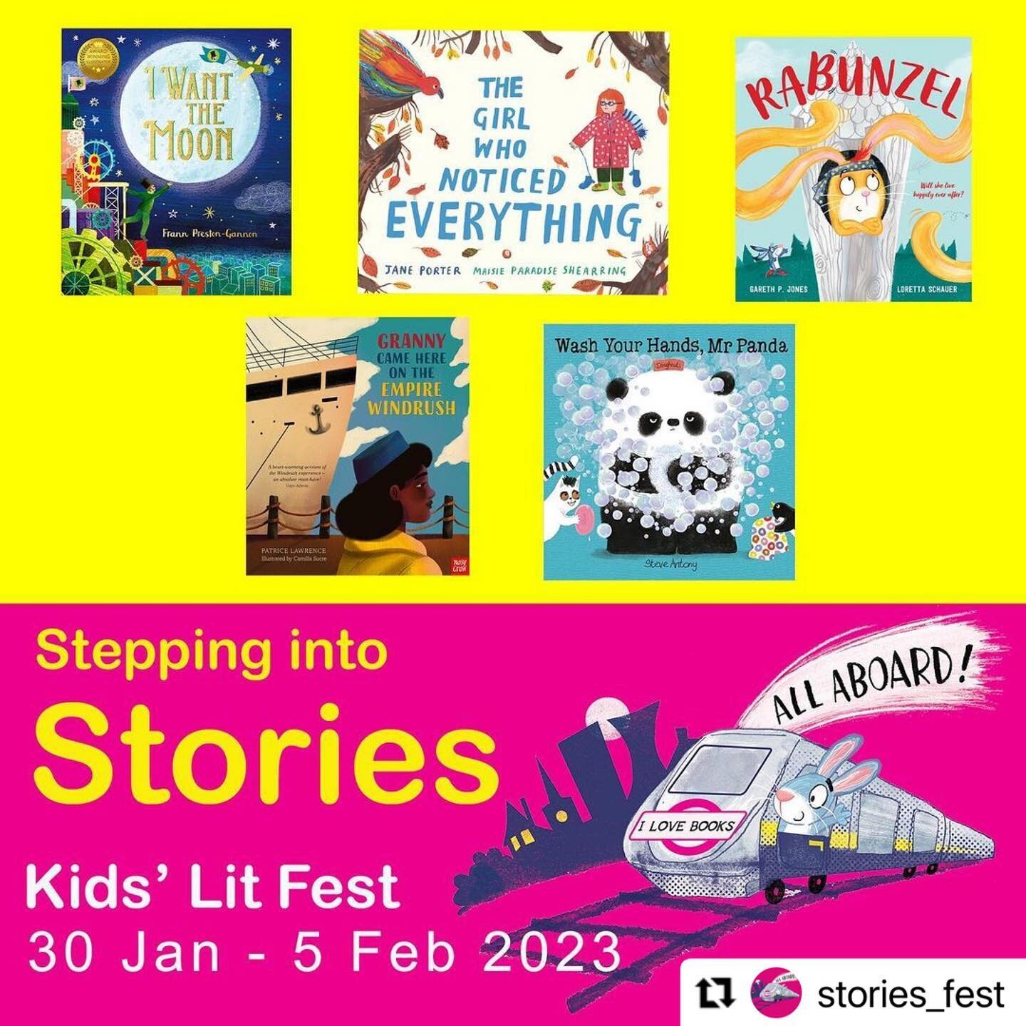 We&rsquo;re so excited to be at the Herne Hill Kids Lit Fest alongside these incredible authors and illustrators! Find us at Station Hall ally 11am on Saturday 4th February 2023! Tickets are available over at @stories_fest along with tickets to all t