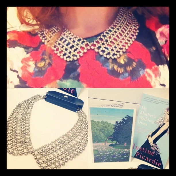 Thank you to all my lovely @MACEarchive colleagues for my leaving pressies & card. It means such a lot! I love my cute @Topshop beaded collar, card & messages and book! I’ve had a wonderful time working here! @emmasianmorley @kayogilvie @cakedandgreen #goodbye #film #archive #presents #thankyou #leavingdo #londonbound (Taken with Instagram )
