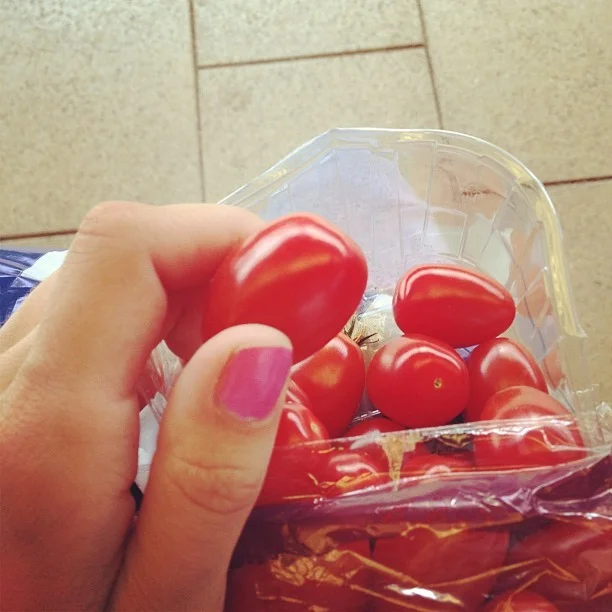 Emergency tomato… @jmgcreative better have tea on the table when I get in!!! ;-) #workingwoman #footrubneeded (Taken with Instagram )