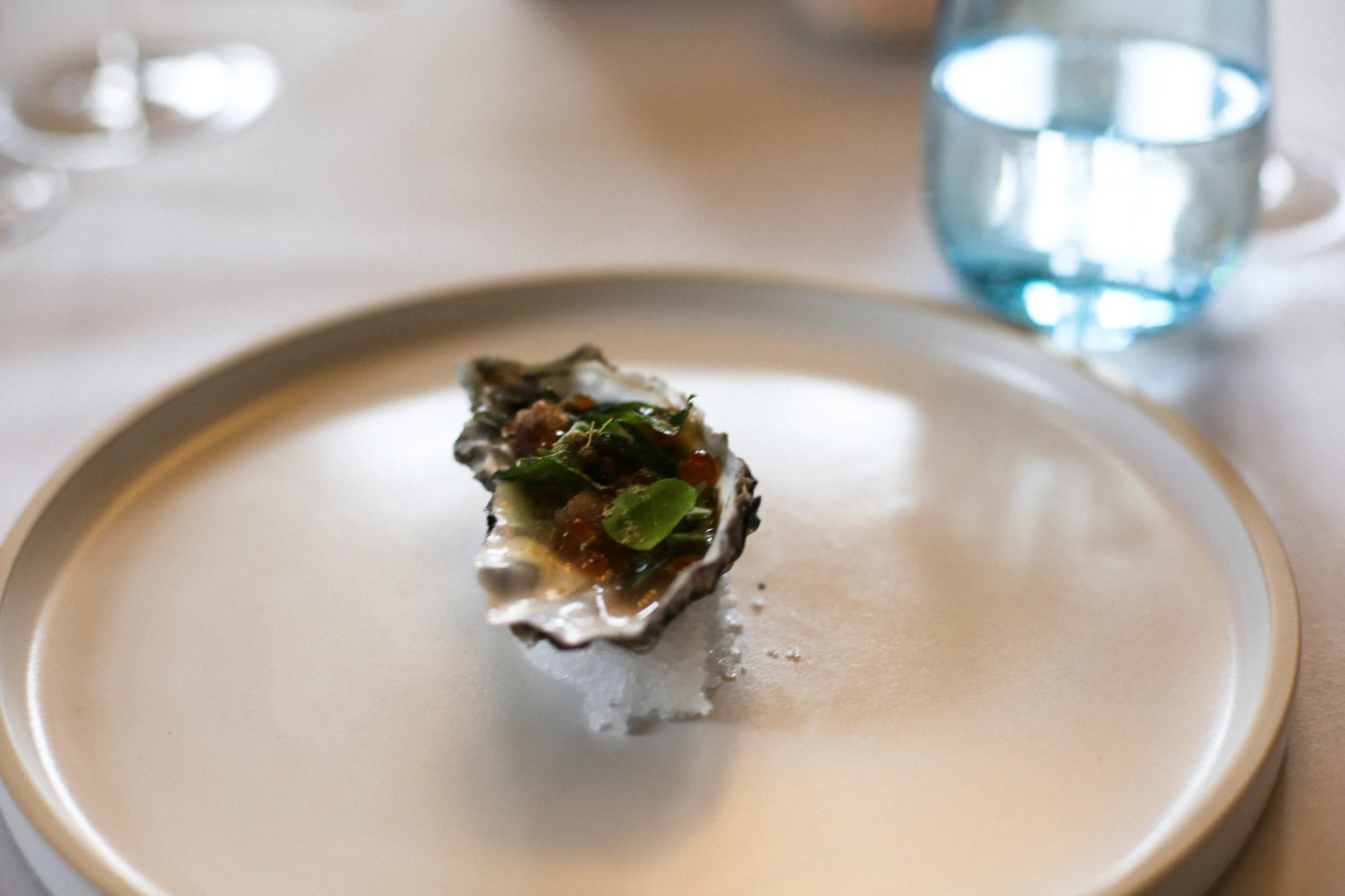 Foraged Oyster. Oca.
