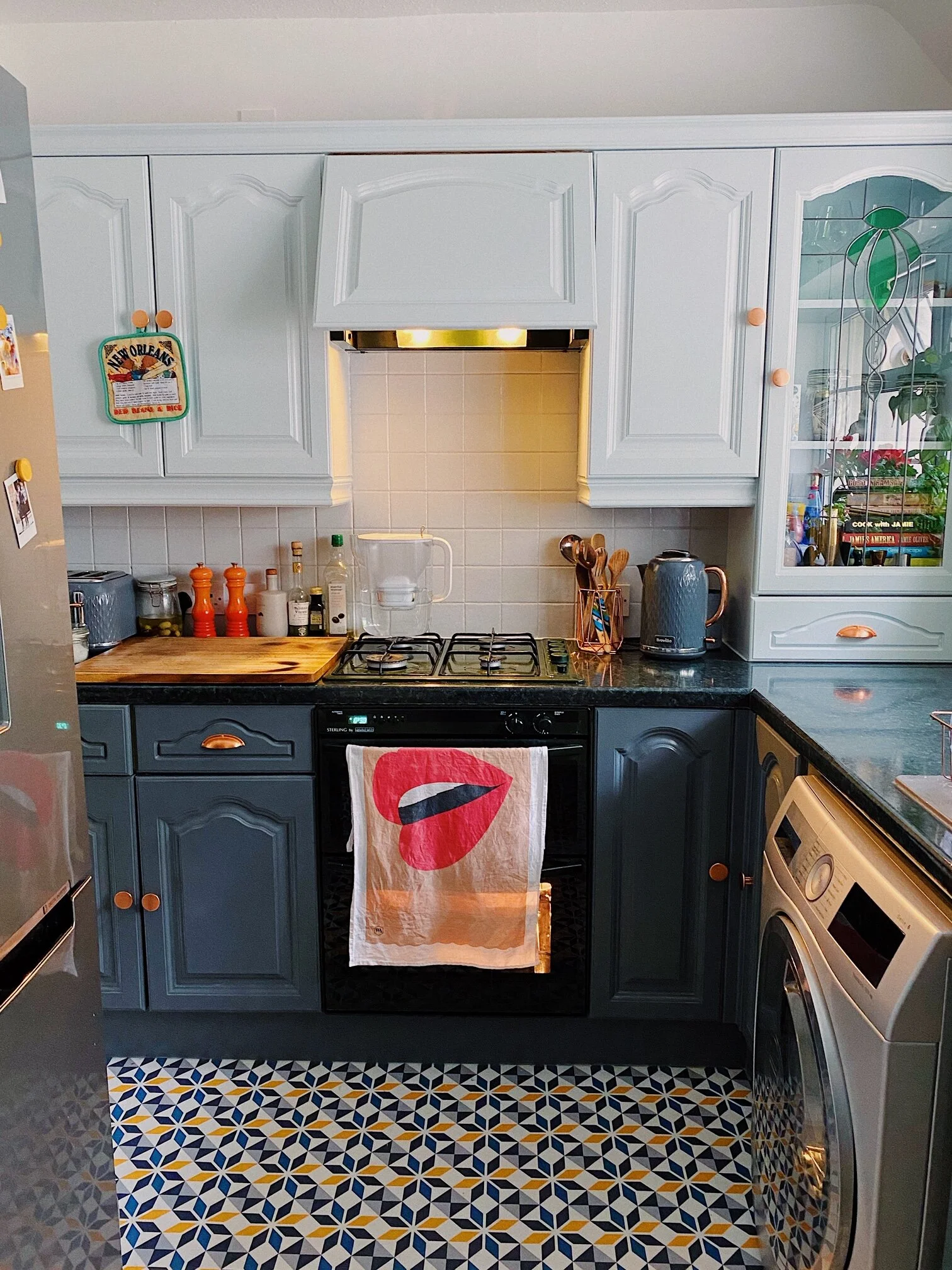 Before and After: A Small Kitchen Makeover on a Budget. In collaboration with Valspar Paint UK &amp; For The Floor And More [Ad - gifted items]