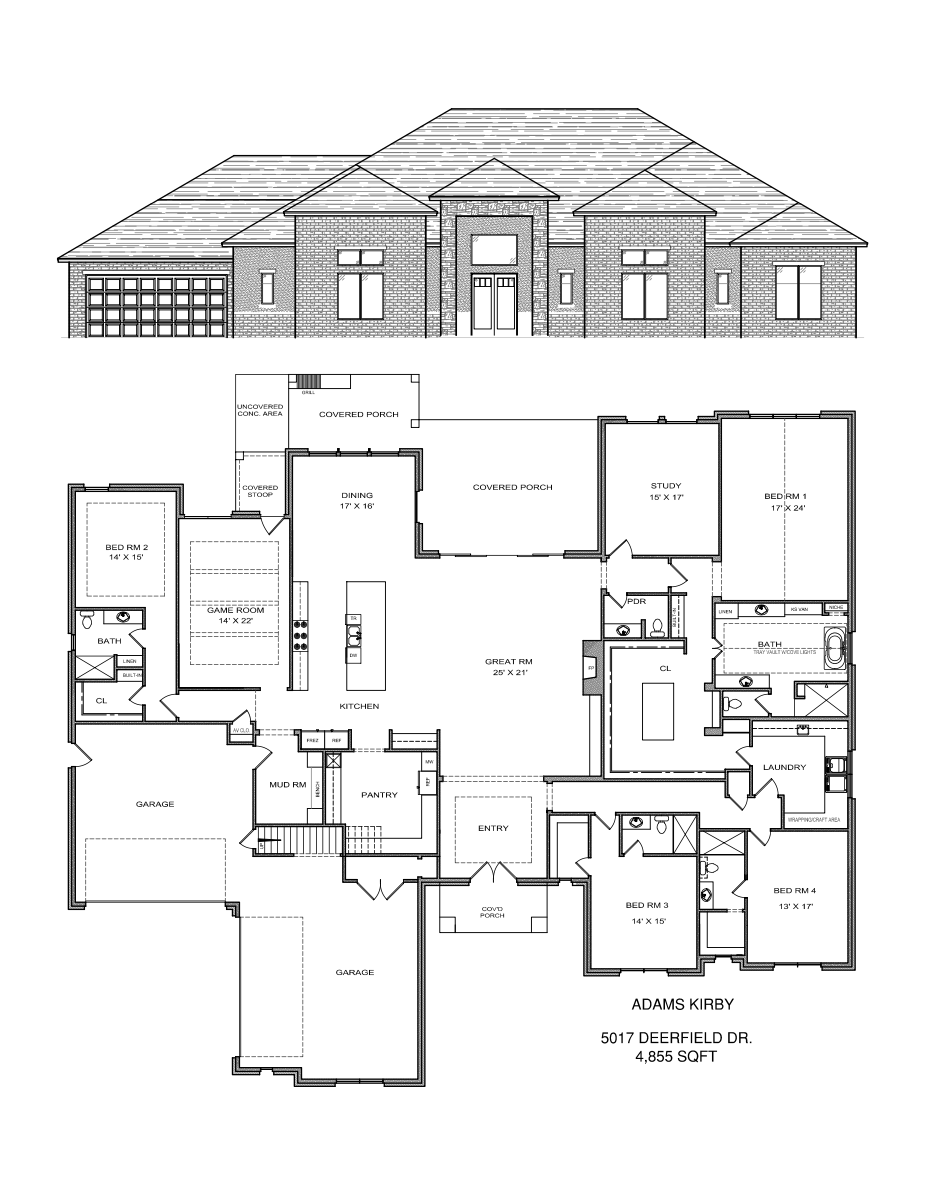 Parade of Homes House Floor Plan