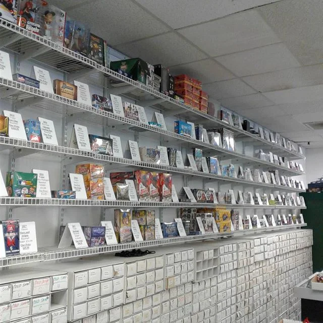 Our sports wall is nice and full of all the newest and hottest releases! Stop in today and get the perfect thing for your card collection! #SportsCards #Baseball #Topps #Panini #Football #Basketball