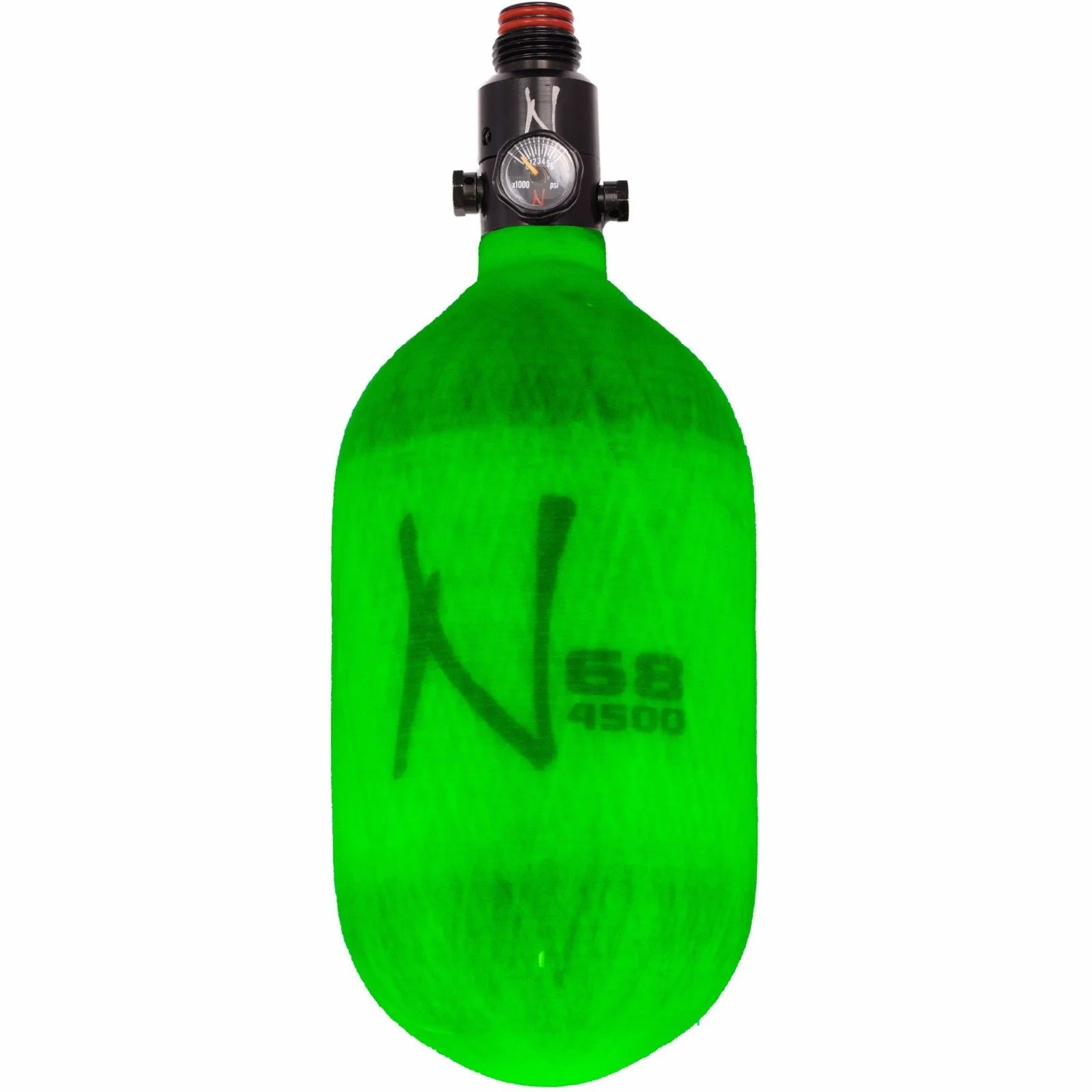 Ninja Lite Carbon Fiber HPA Tank 68/4500 - Translucent Lime