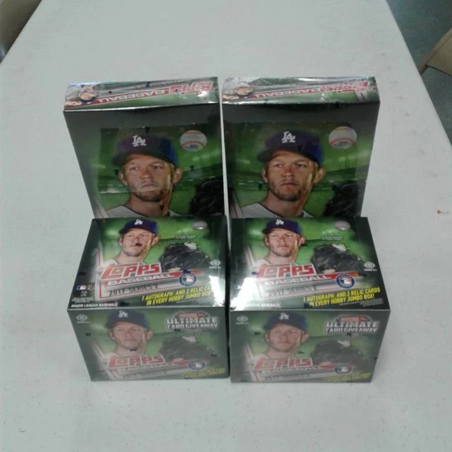 Topps 2017 Series 2 Baseball is in stock now! Stop in and get yours while supplies last! We have a limited quantity, so get yours today! #Topps #Baseball #Series2 #HobbyBox #JumboBox