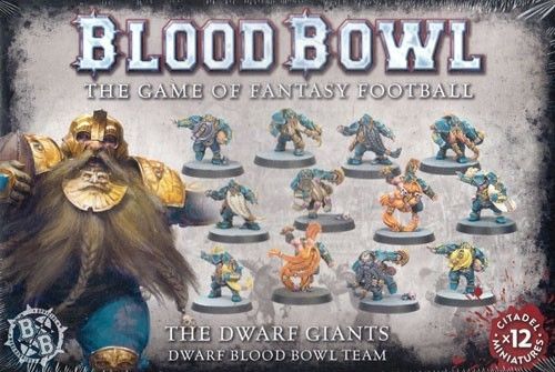 Warhammer Blood Bowl Dwarf Giants Team Dice Set