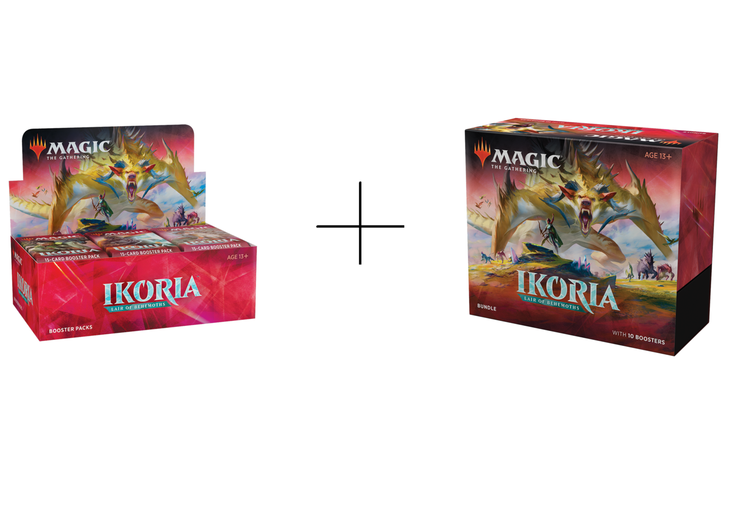 Ikoria Lair Of Behemoths Booster Box Bundle Shipped Champion Card Paintball