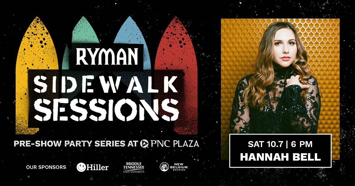 I am SO SO excited to announce that I&rsquo;m playing the Ryman PNC Plaza  stage this Saturday at 6pm🤩🤩 I also might or might not be playing my new song Something to Remember Me By 🎉🎉 I&rsquo;m so so excited and hope to see y&rsquo;all there!!!