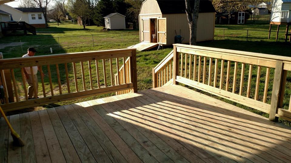 wood deck