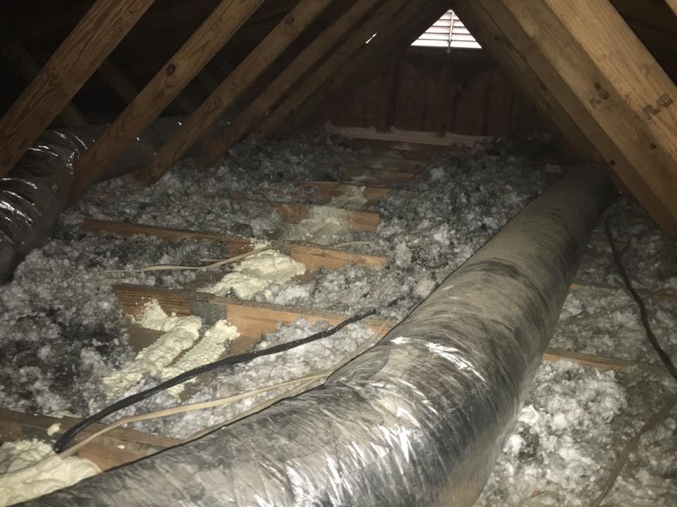 top plate air sealing attic