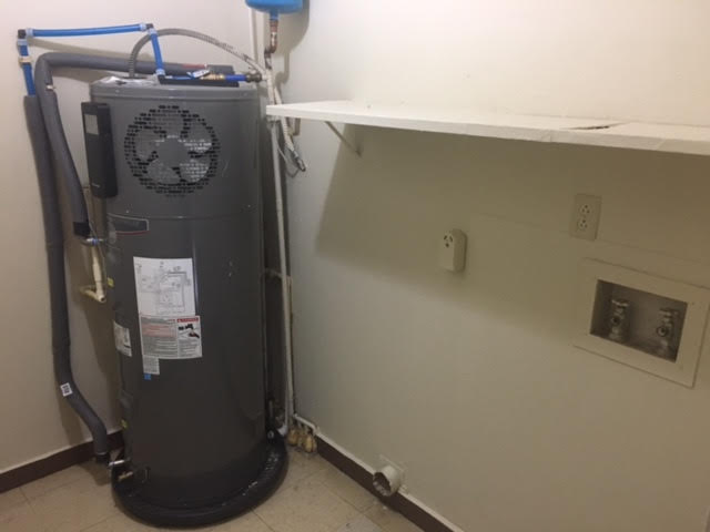Heat pump water heater replacement HUD