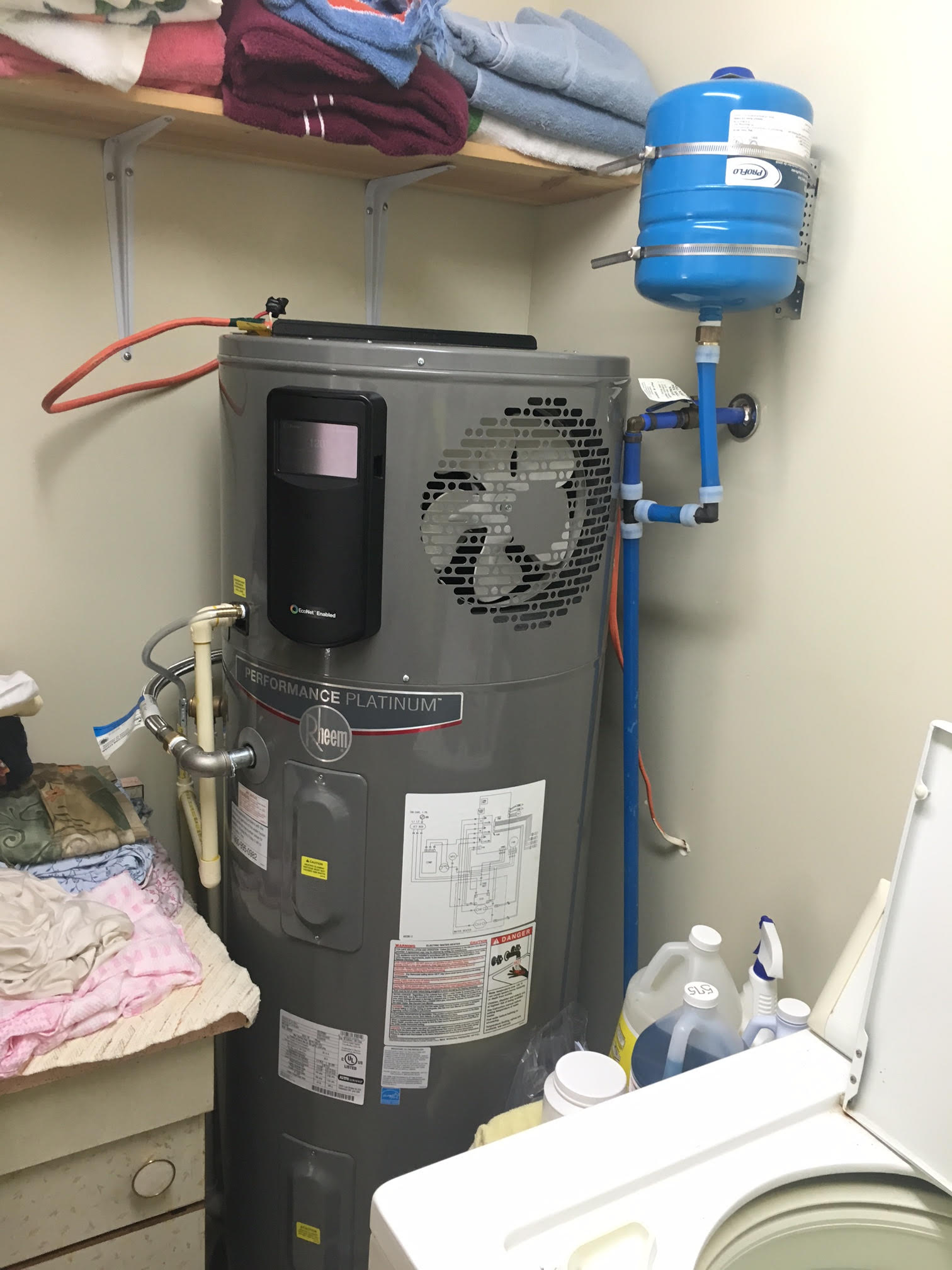 water heater rheem heat pump