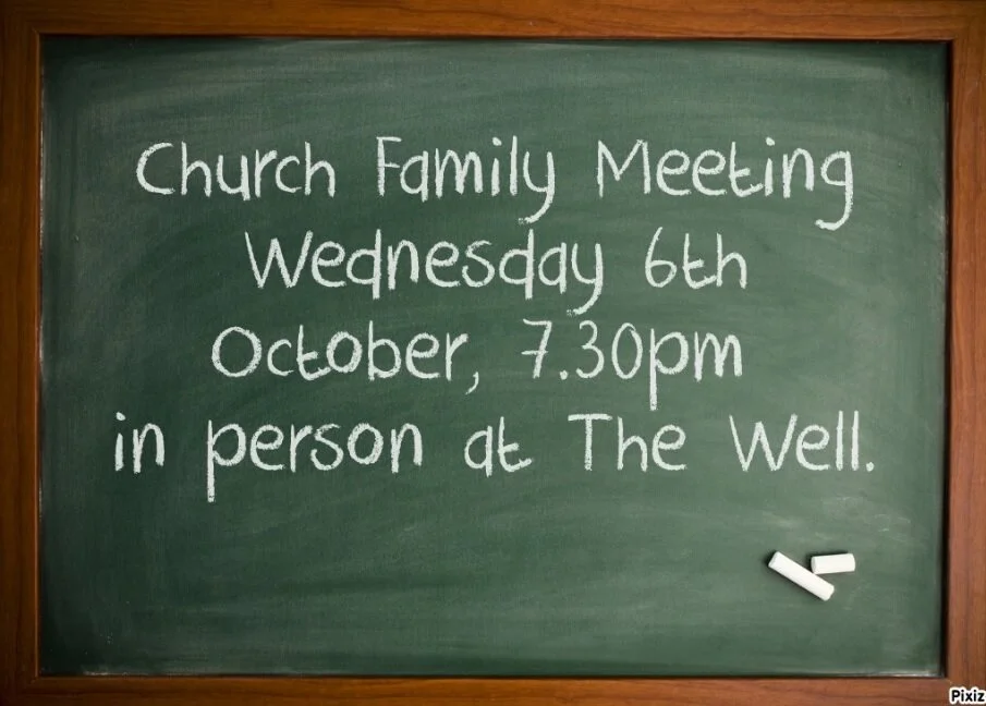 Church Family Meeting 6 October 21