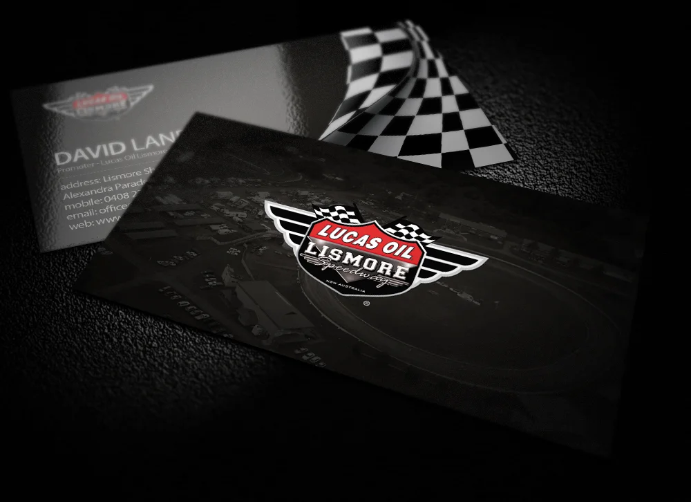 Lucas Oil Lismore Speedway Business Card Design.jpg