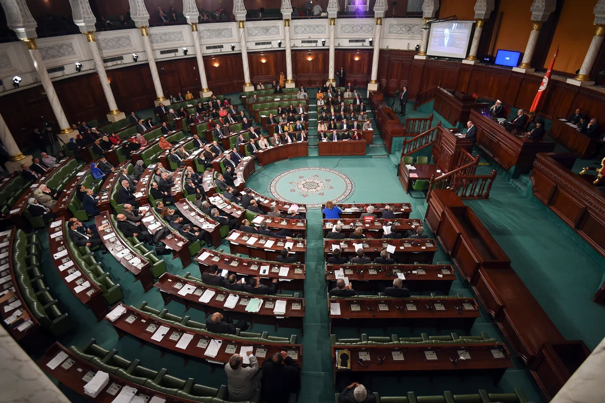 Then European Parliament President Martin Schulz delivers a speech at the Assembly of the Representatives of the People, Tunisia. Photo: European Union 2016 – European Parliament