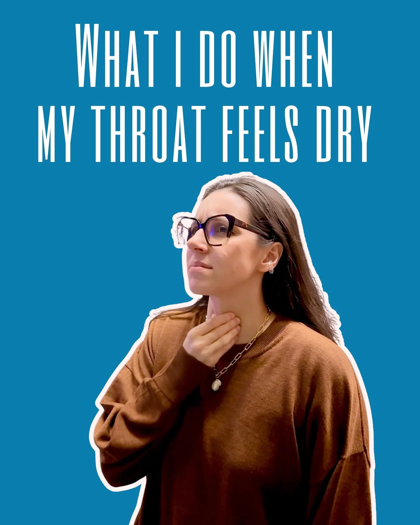 When my throat feels dry&hellip;
&bull;
If you&rsquo;ve seen my recent posts, you&rsquo;ve probably noticed something I always use: damp gauze! 💧 
&bull;
It&rsquo;s a little secret in my pre-show vocal routine that I really love. 🤫 
&bull;
In these