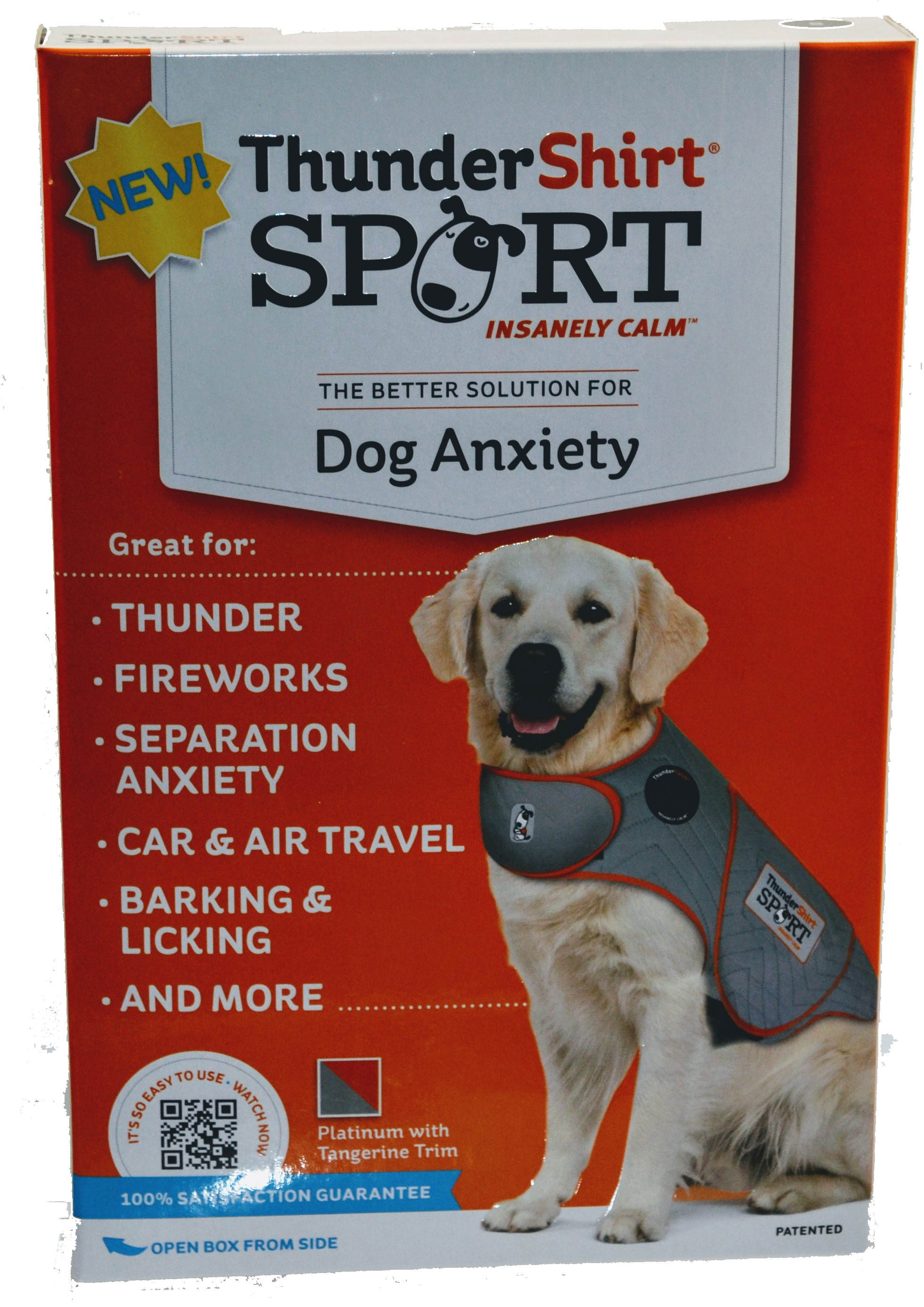 Thundershirt Vest Product for reduced pet anxiety and more, now available at Pet Express Animal Hospital.