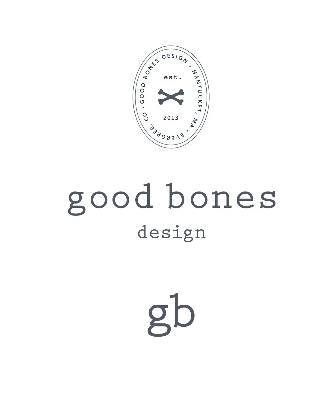 An updated brand identity for @goodbonesdesign. I designed the original Good Bones logo in 2013. We just gave it a quiet refresh. The proportions needed updating, but everything that made it recognizable is still there. We also added some fun new ele