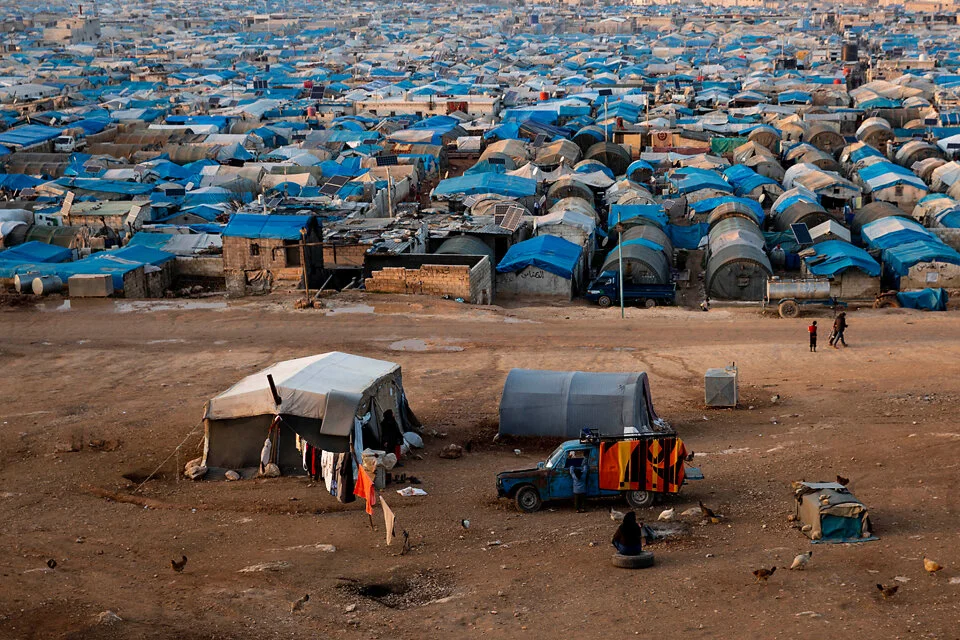 Atmeh Refugee Camp near Idlib, Syria on the border with Turkey. (File photo)