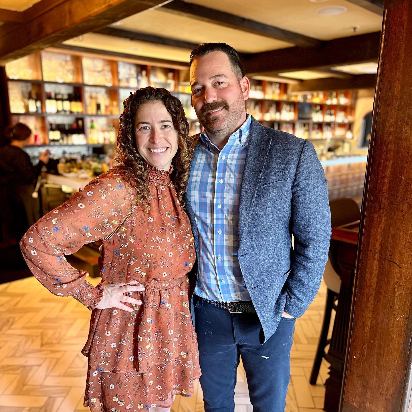 Owners Jen + Blane can&rsquo;t wait to see you this weekend for dinner, drinks + revelry ✨🥂✨ join us tonight at 5pm to kickoff this beautiful weekend 🎉🎉