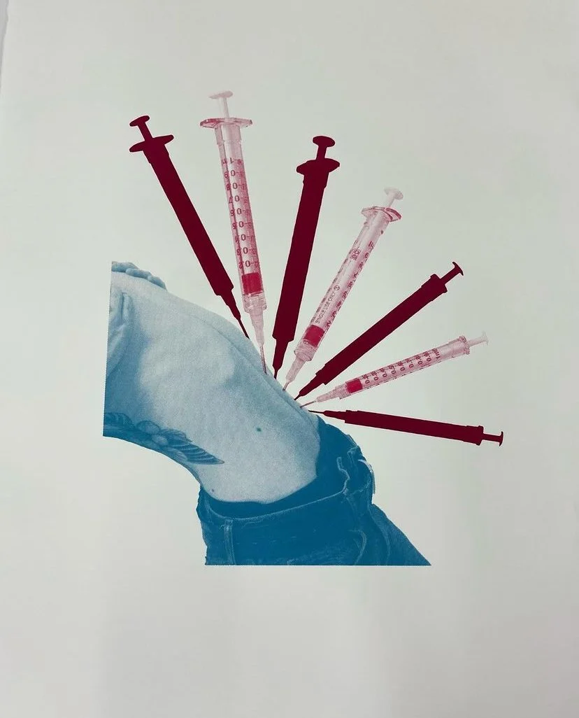 Self-Injection #68, 2024 by Beck Stanbra