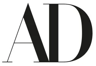 The letters 'A' and 'D' in a black serif font, with 'A' on the left and 'D' on the right.