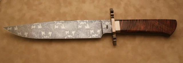 "Bats & Butterflies" Damascus Bowie