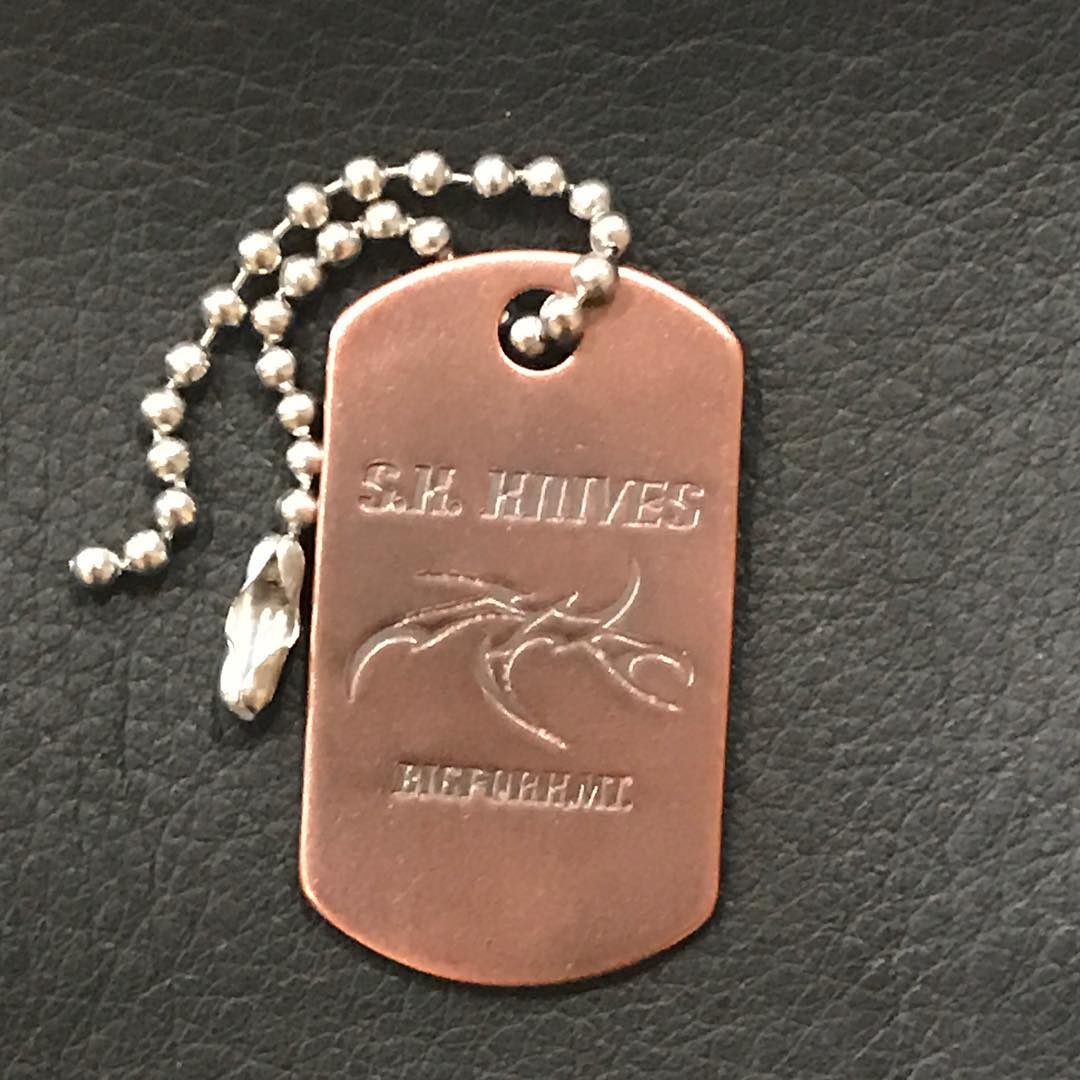 S.K Knives Dog Tag