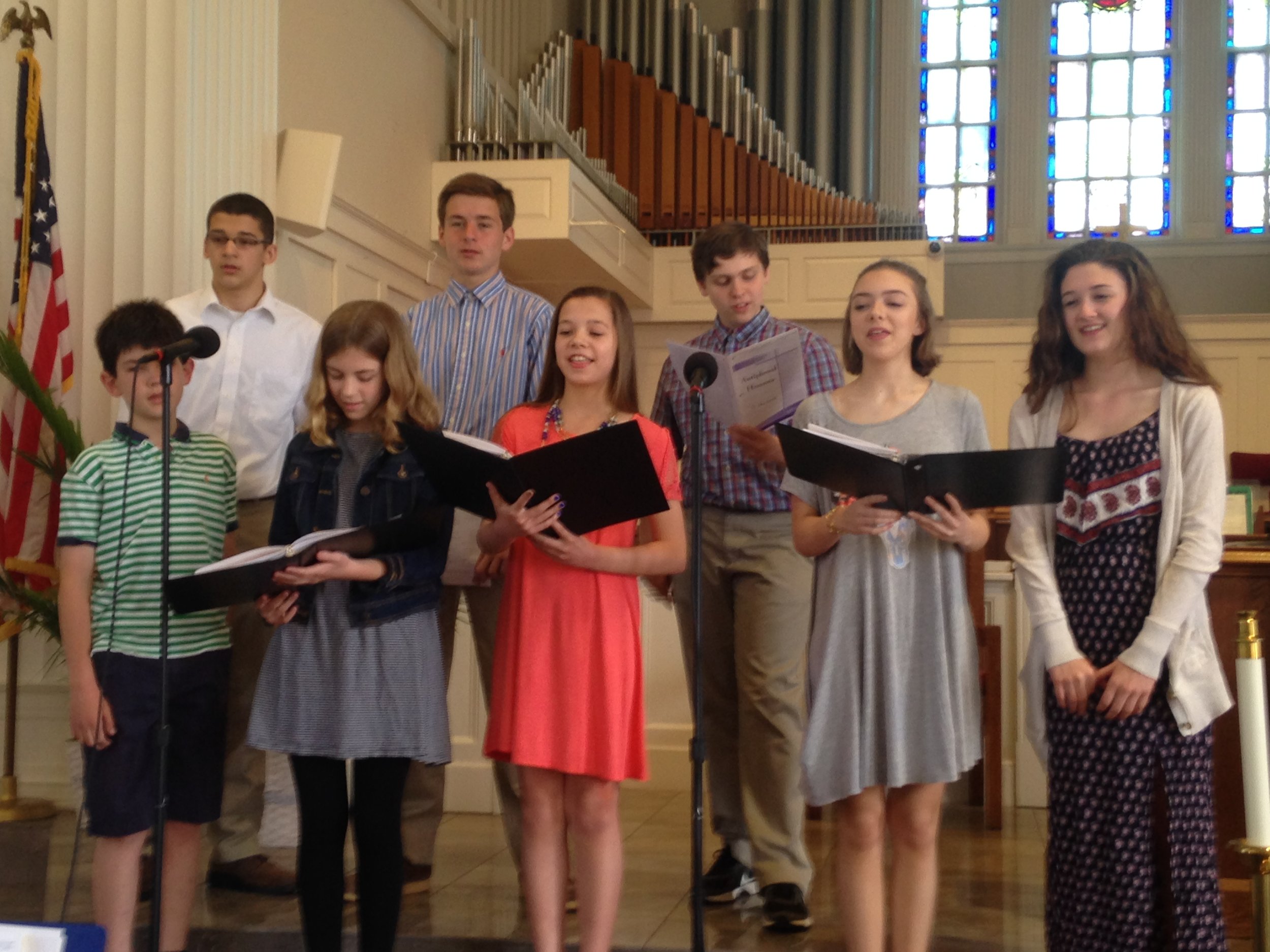 Youth Choir Palm Sunday 2017