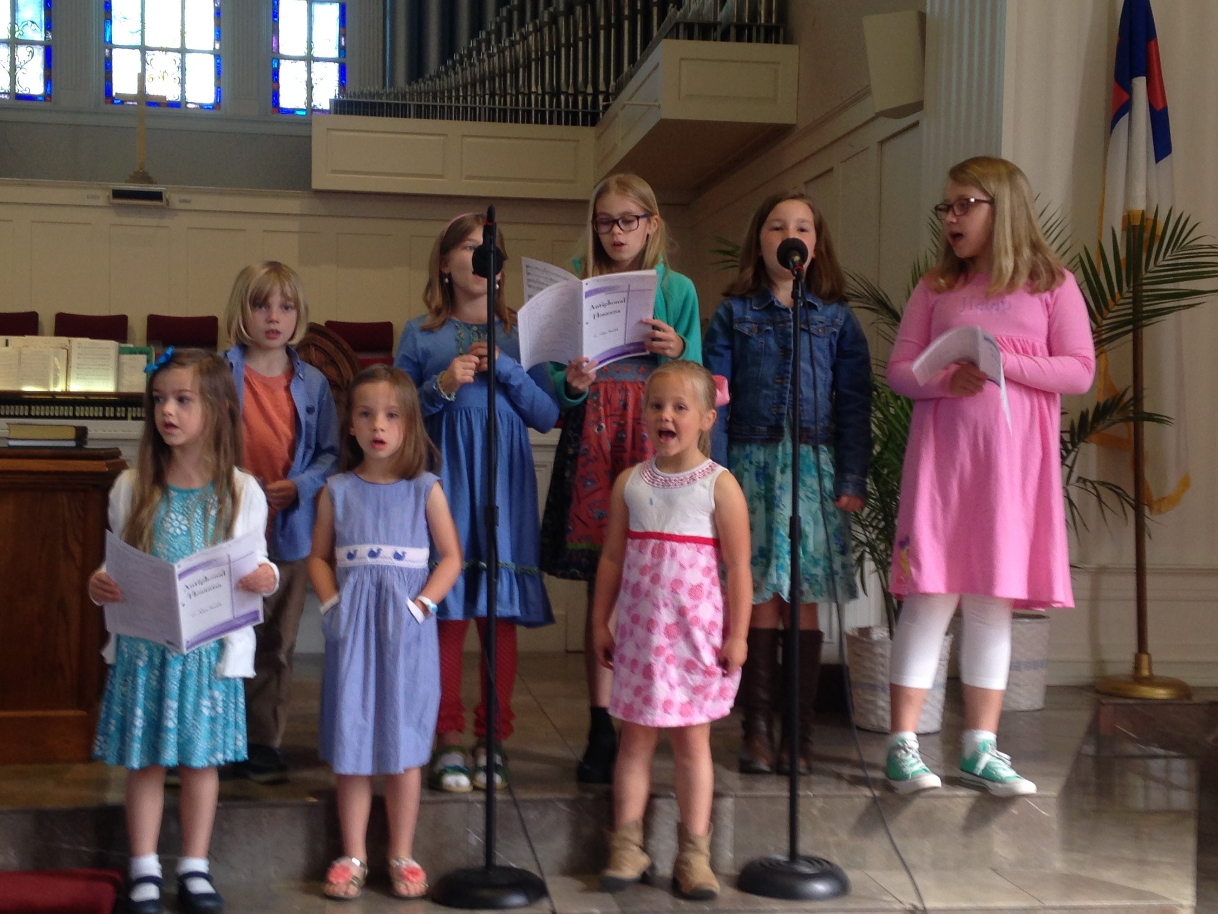 Children's Choir Palm Sunday 2017