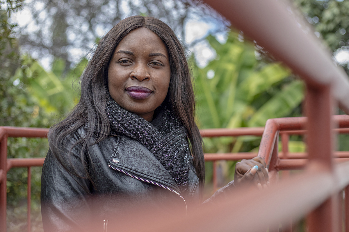 CeSHHAR outreach worker Tanyaradzwa Gwanzura. According to Tanyaradzwa, the Sisters with A Voice Clinic in Mbare attracts up to 300 new clients a month. - Gates Foundation