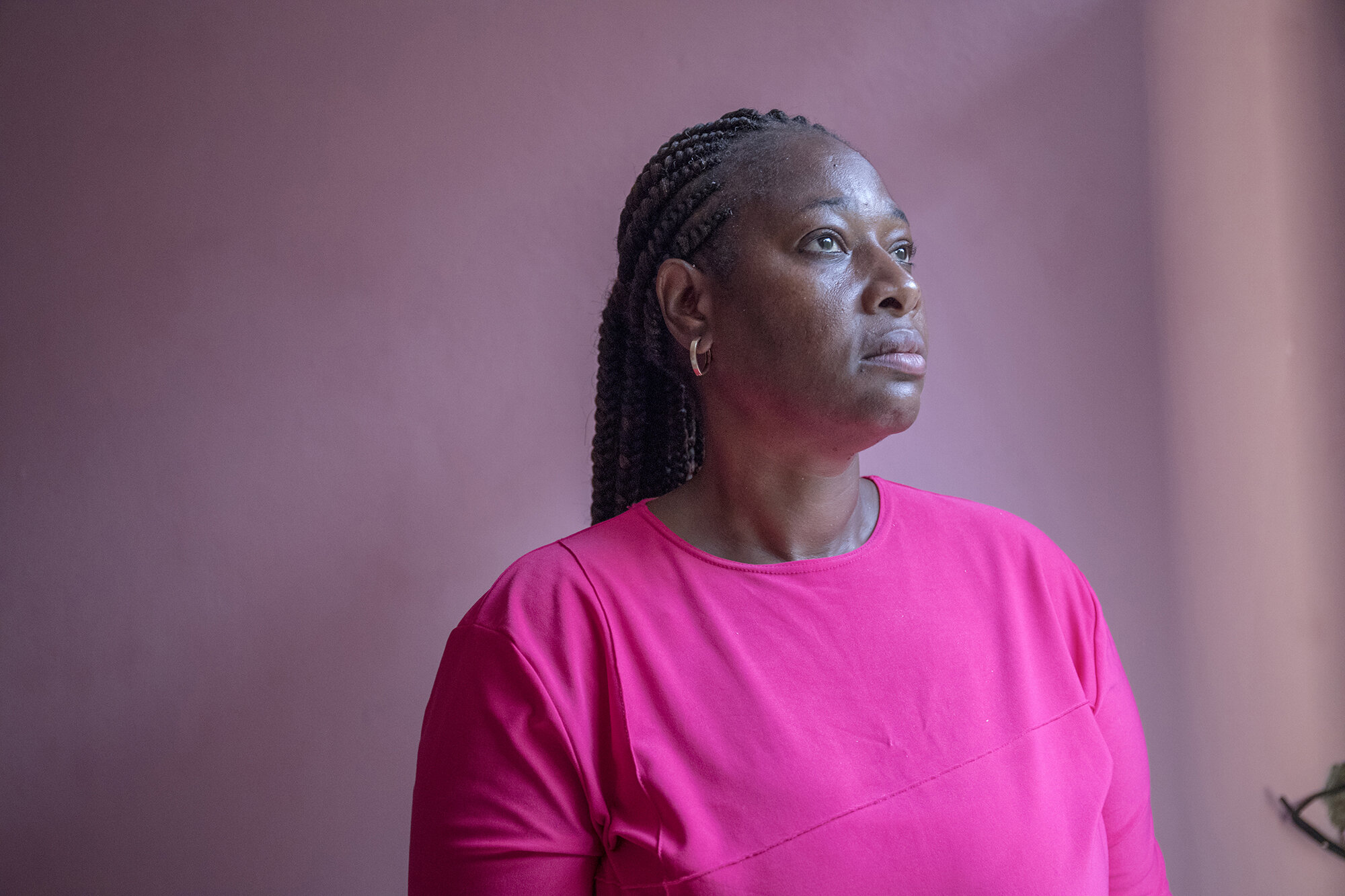  Luanda, Angola. Cândida Sónia Neves Ferreira (40) is part of the support group, Fight for Life Association, for women living with HIV. “My attitude after getting more information about HIV was to say that from me no one else will receive the virus