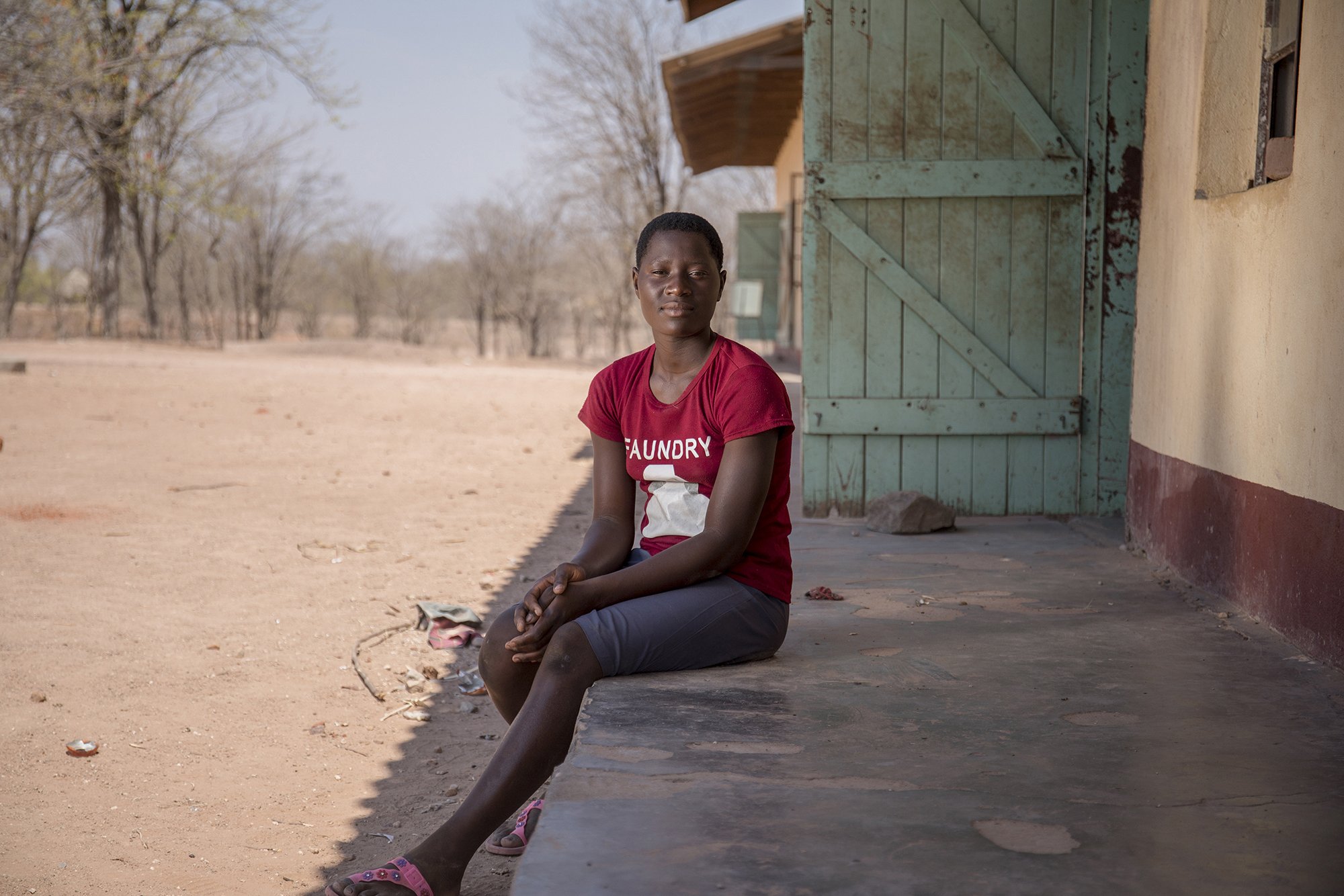  A portrait of Farisai* (not is real name) a participant of the Singing to the Lions workshop at Chimoio Primary School in Muzarabani, Zimbabwe. -  For CAFOD  