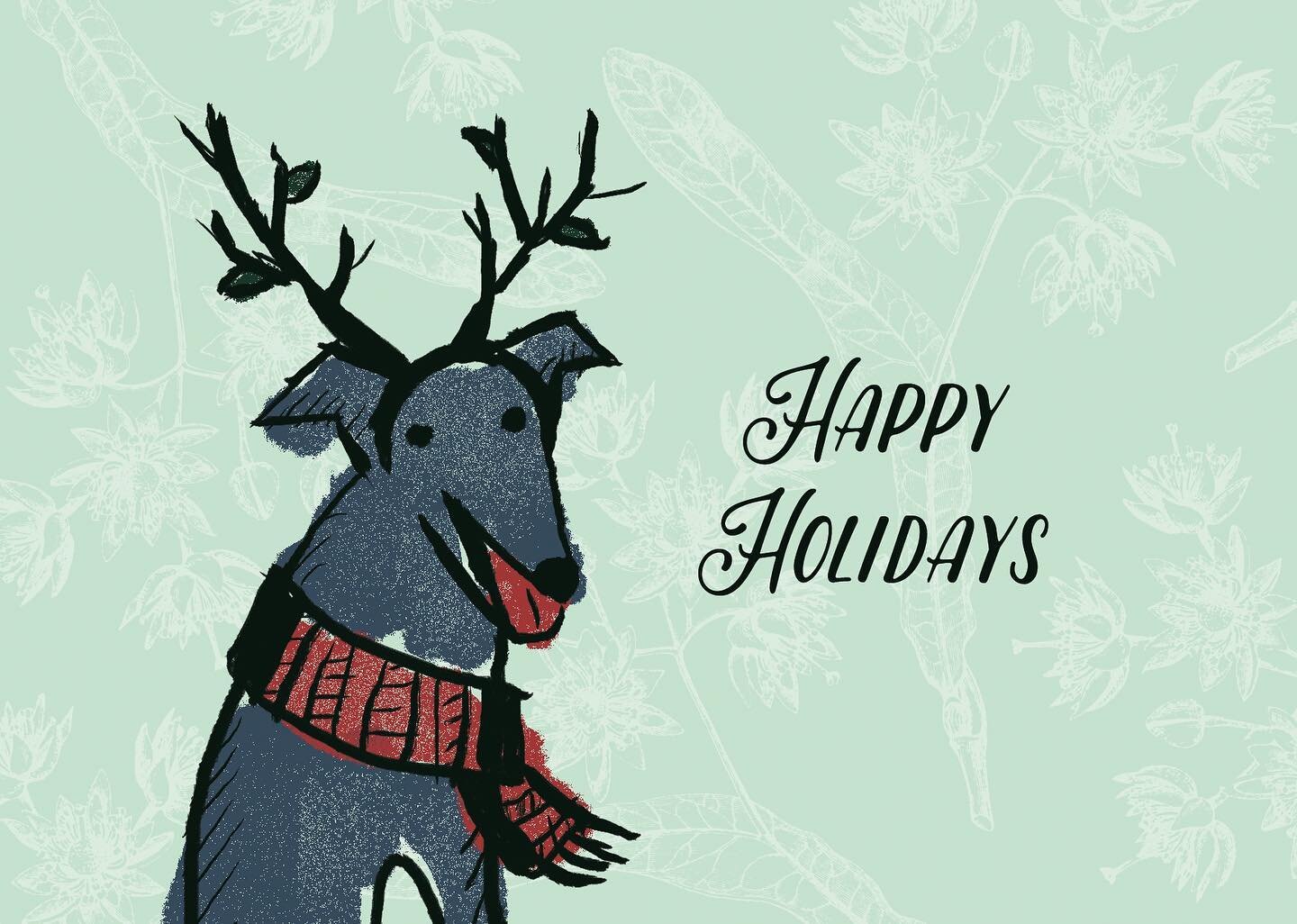 Holiday Card series: 2017. Every year I illustrate a holiday card featuring my dogs. This one is still a fave of mine. And a fan fave (my very small fanbase) 

#illustration #illustrator #illustrationartists #illustrations #design #designer #designs 