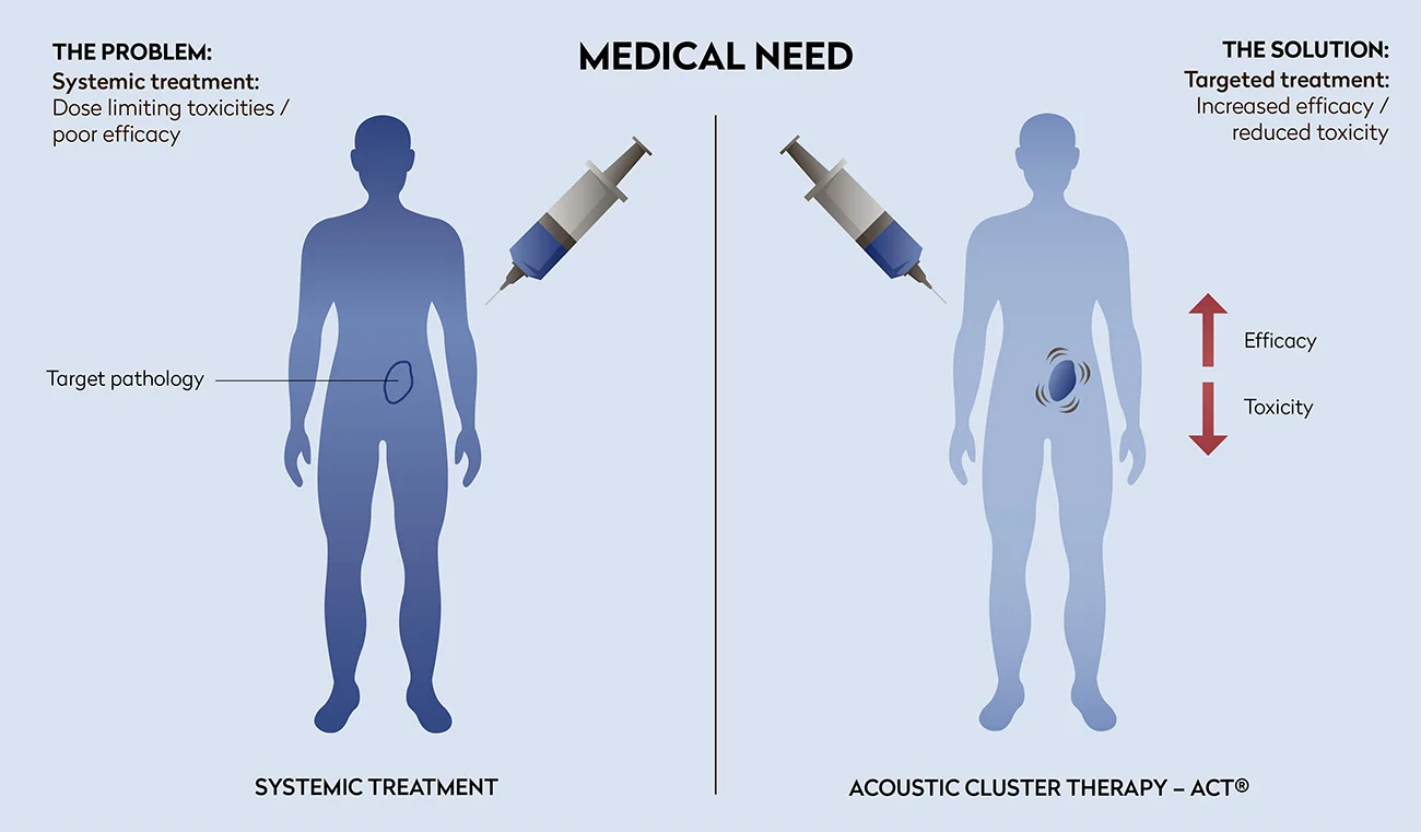 Figure 1. Medical need – Why targeted drug delivery?