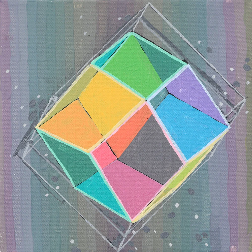 Untitled. 8in x 8in. Brianna Bass, 2018.