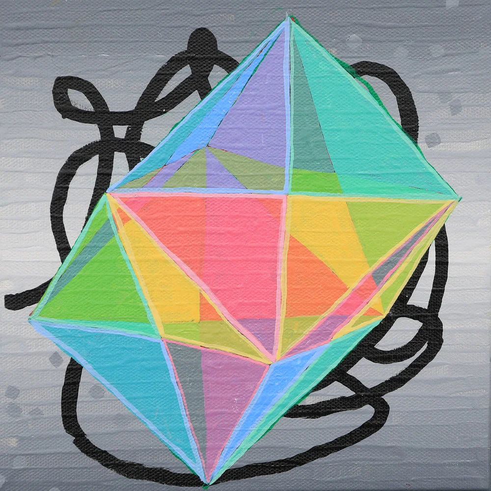 Untitled. 8in x 8in. Brianna Bass, 2018.