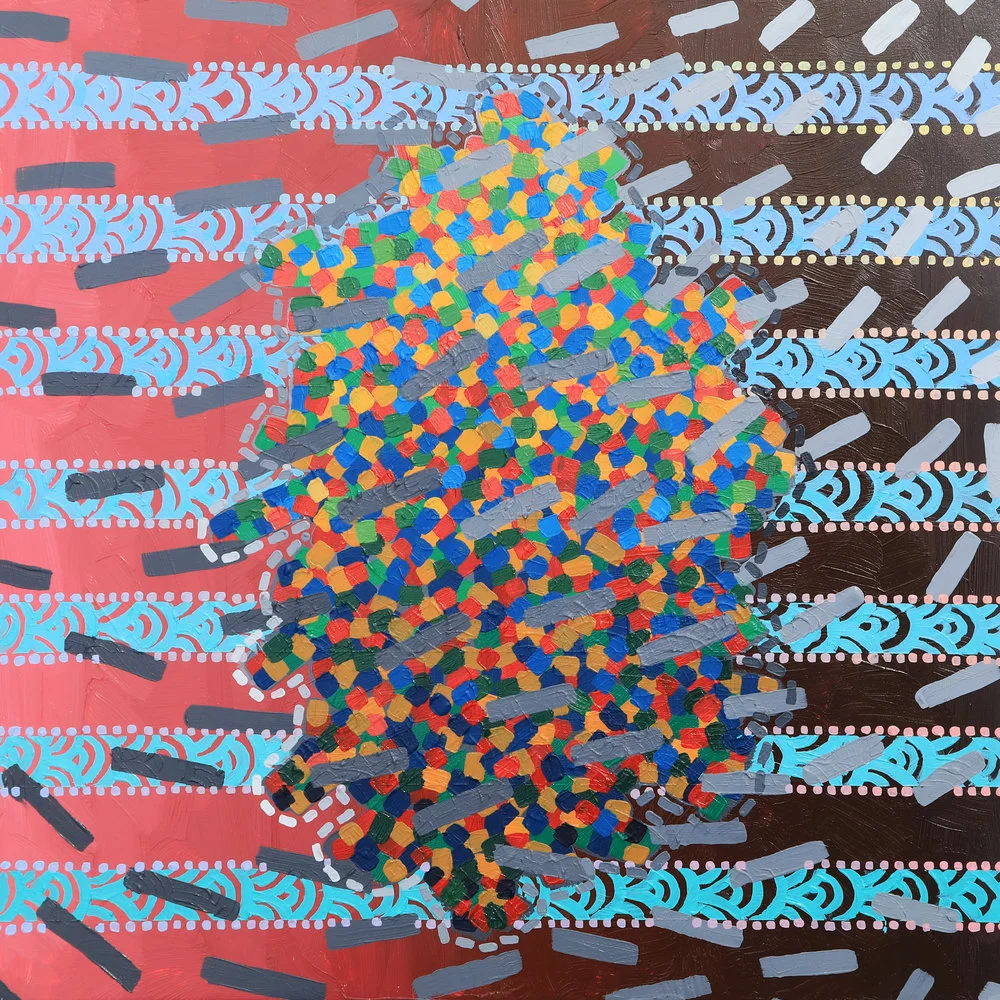 Hot Water. 12in x 12in. Brianna Bass, 2017. Sold.