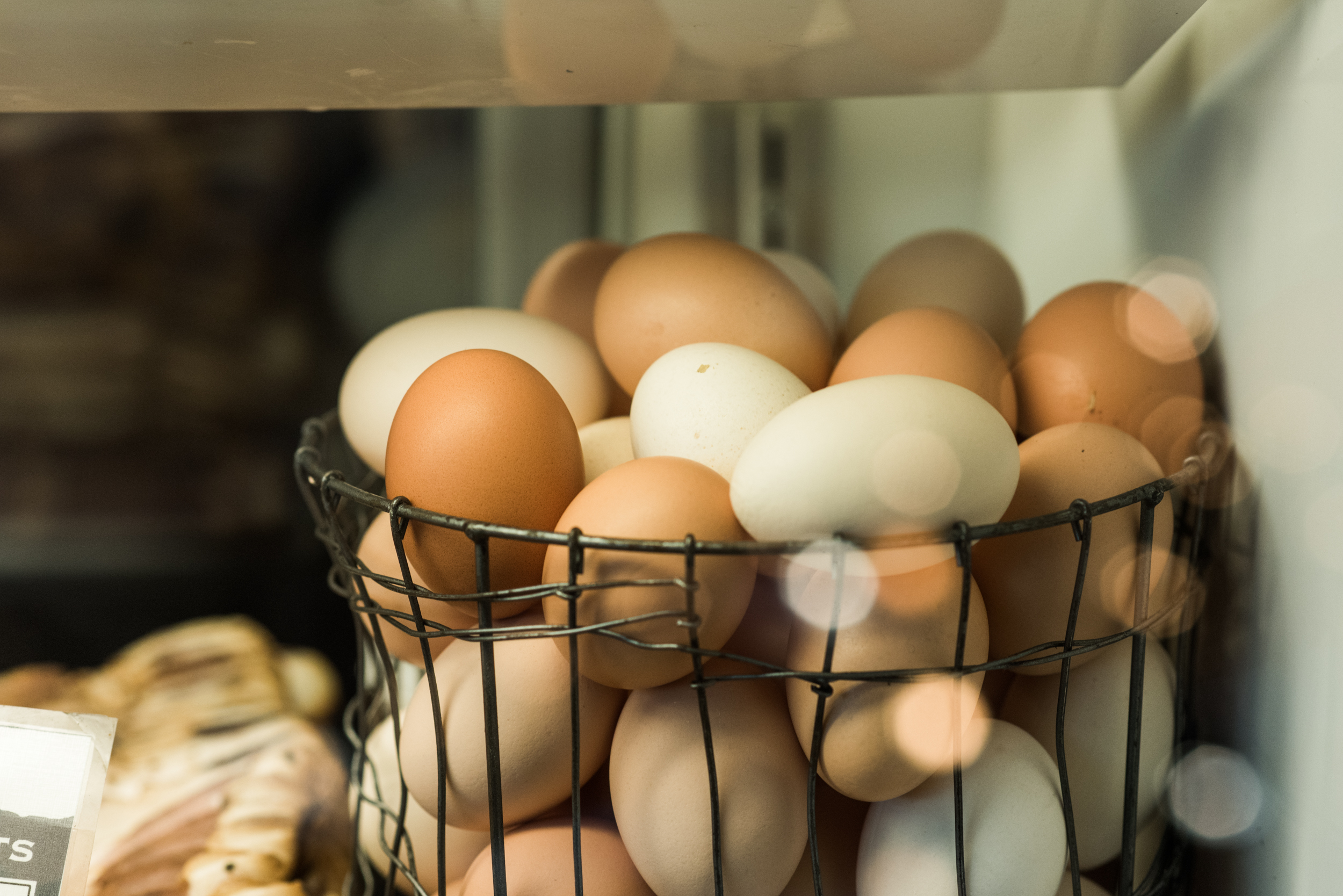 Eggs in a basket