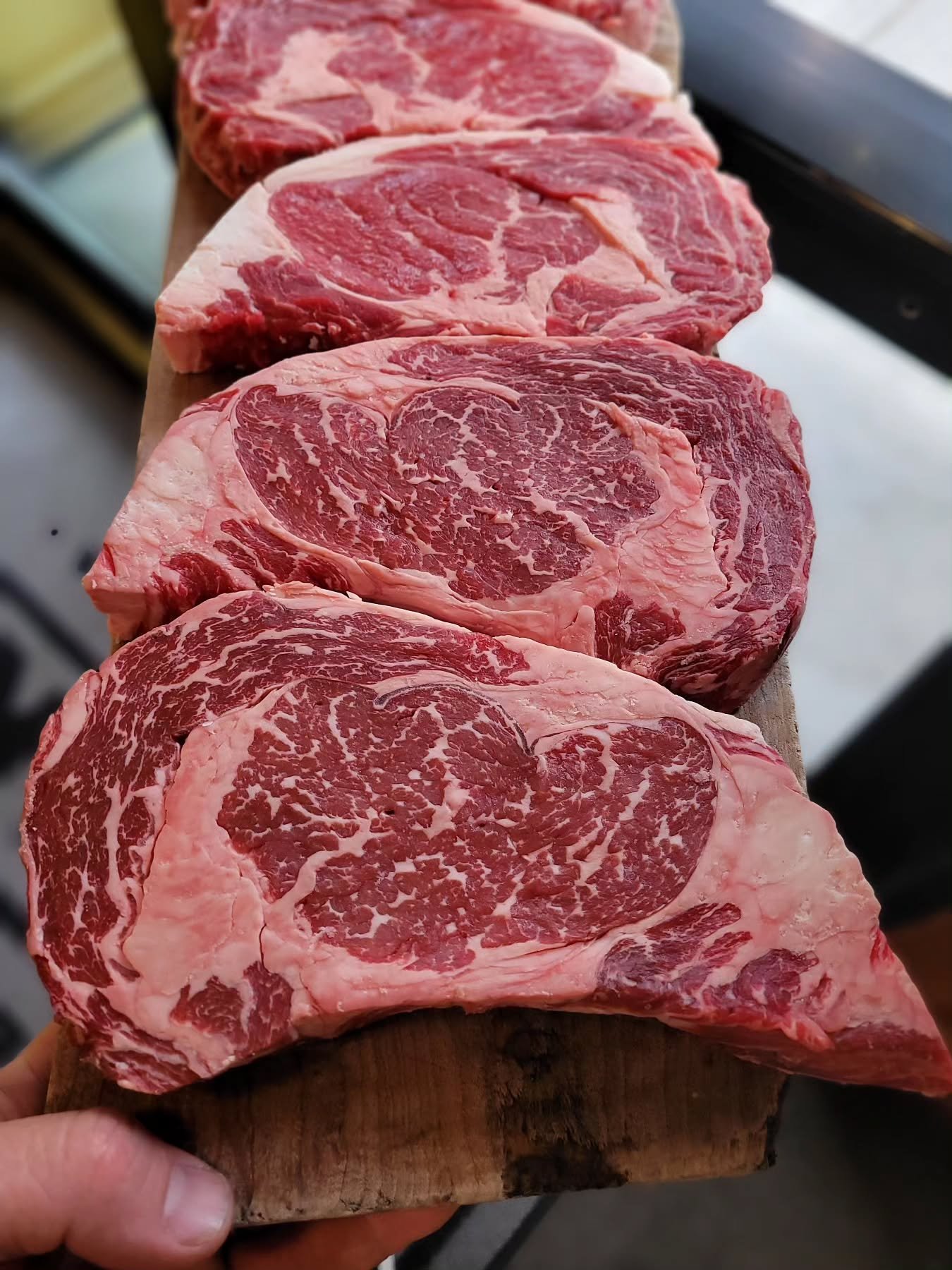 I am always in disbelief when ribeyes this beautiful don't get snatched up immediately.

  Here's your weekly reminder to go support your local independent retailer.  If you are in your home town or traveling, Please take a minute and search out the 