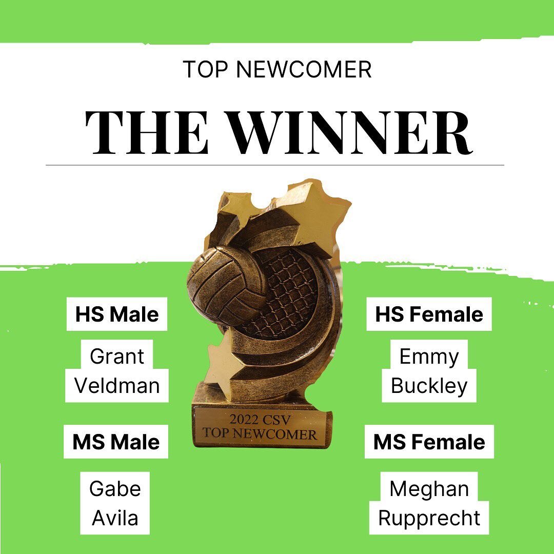 Announcing our 2022 Award Winners!🏆🏅 The next award is &hellip;. Top Newcomer of the Year! Congrats to all of our winners!🤩 (don&rsquo;t forget to DM us to get your award!)