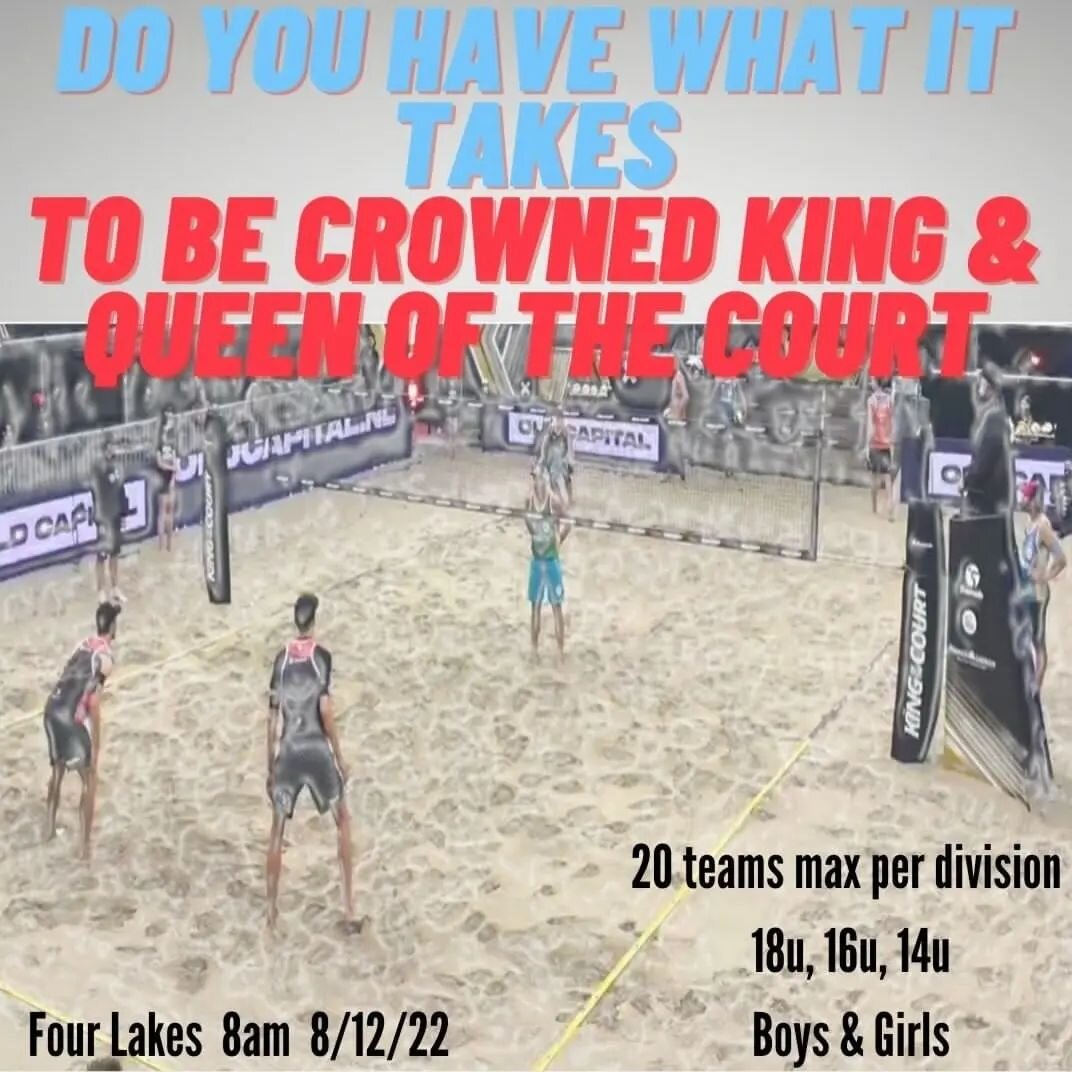 Spots still available for tomorrow

Don't want to this the best tournament of the year. 

You do not need to be apart of CSV to play is this.

Registration can be found on our website

@avpjuniors @avpamerica #boysbeachvolleyball #girlsbeachvolleybal