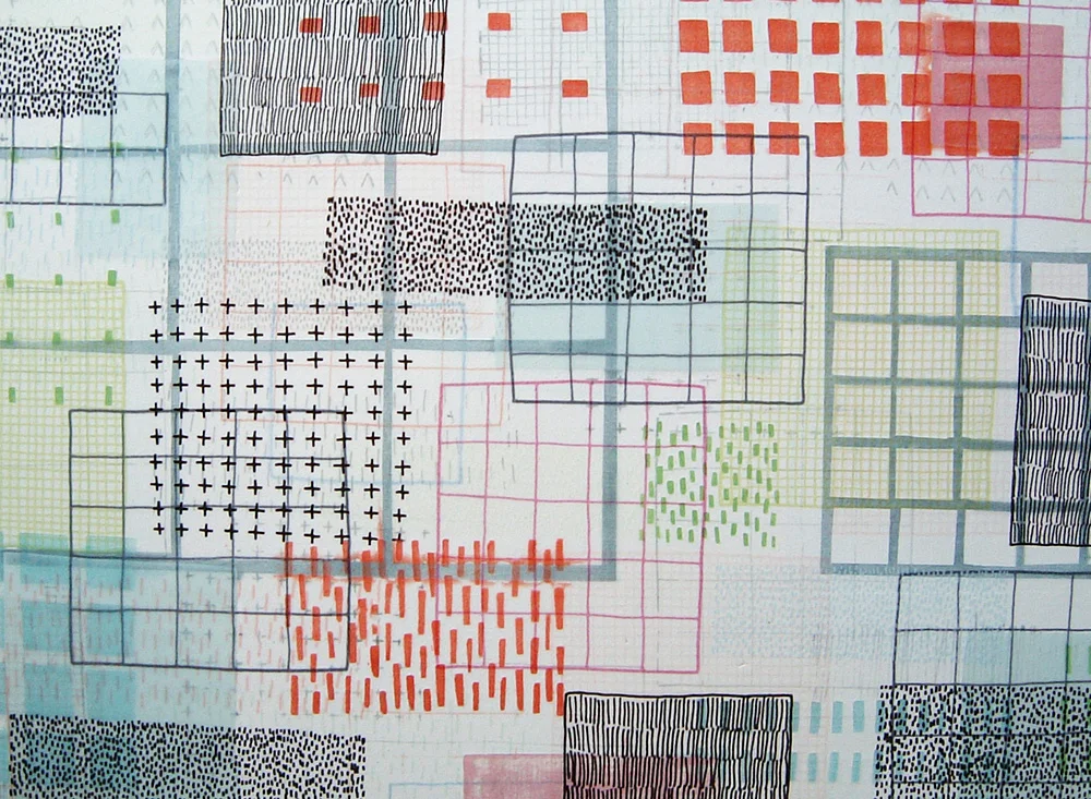 Large multi-fired tile, 2003.