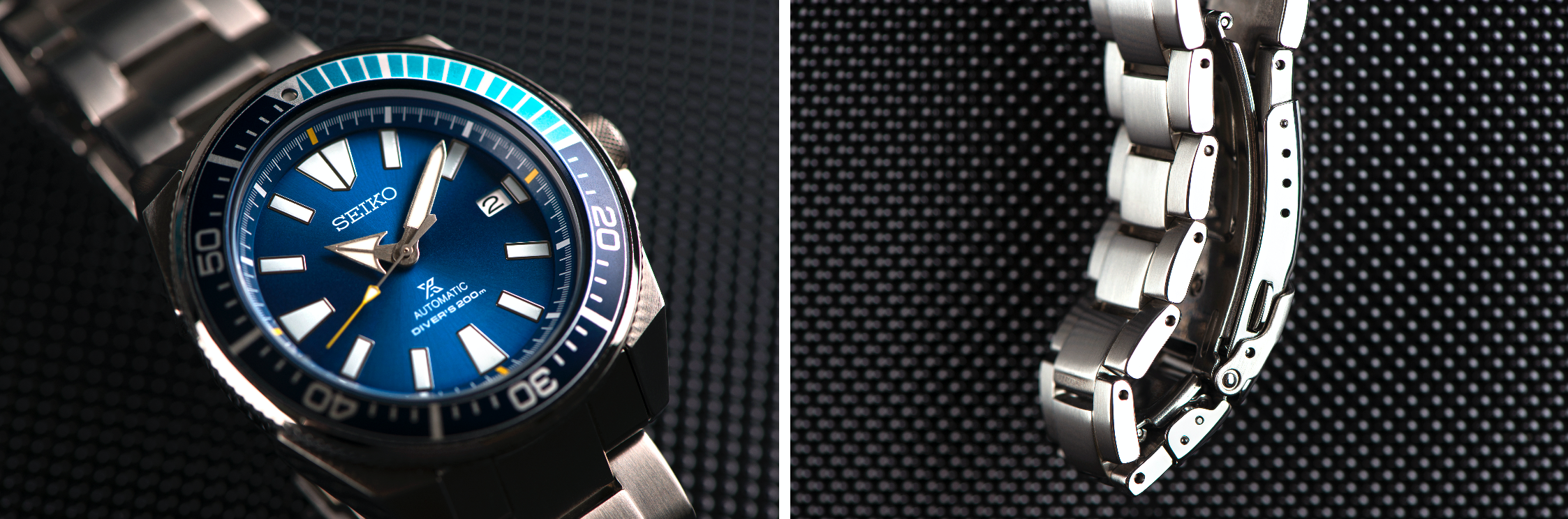 Seiko Samurai Blue Lagoon Watch | Gear Patrol