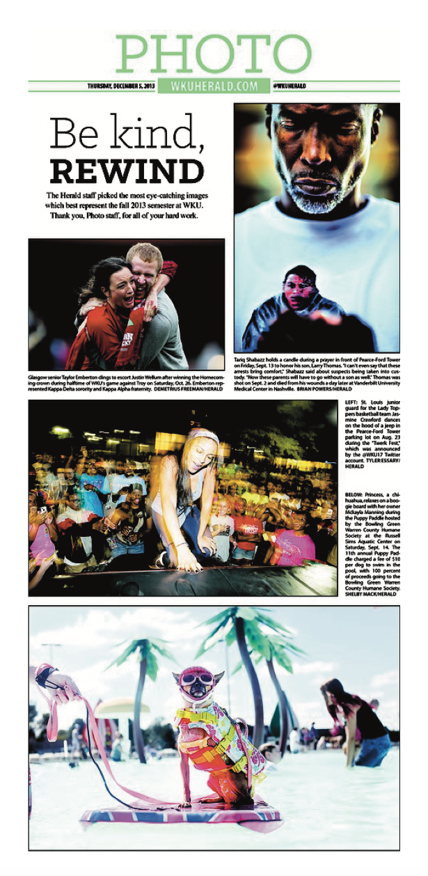 Newspaper Spread | College Heights Herald
