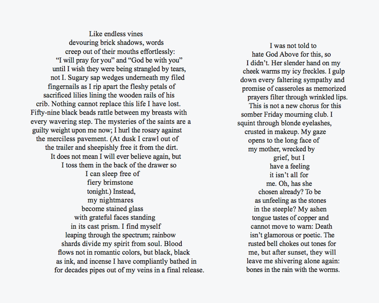 Profile Poem | Zephyrus Magazine