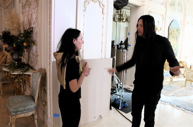 Getting a telling off from the best boss in the world :)