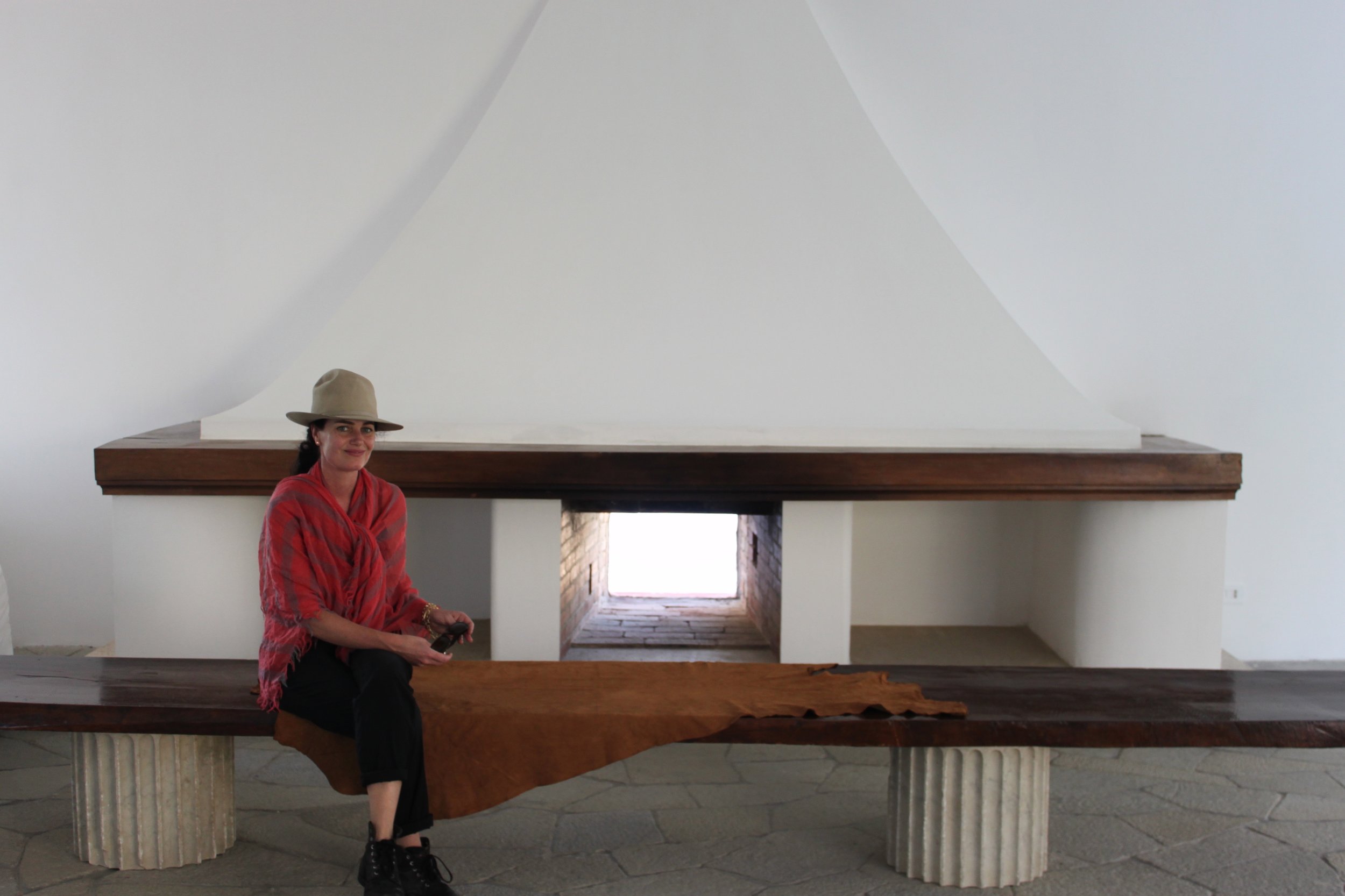 I feel like the luckiest girl in the world sometimes. A trip to work on the island of Capri at the famous Casa Malaparte - designed by Curzio Malaparte which was in the famous jean Luc Godard film "Contempt" which was pivotal for me in film history and my motivation to work in design in film.
